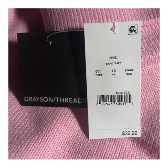 Women's "On Holiday" Sweater Pants in Pink.🎄NWT! - Picture 8 of 8